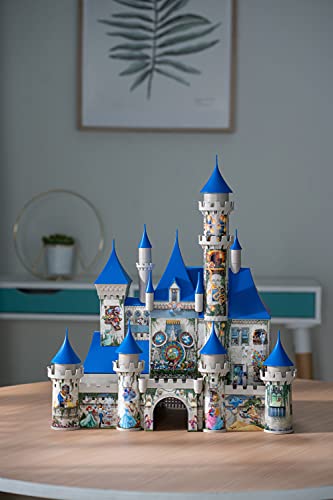 Ravensburger Disney Castle 3D Puzzle for Adults and Children Age 10 Years Up - 216 Pieces + Accessories - No Glue Required