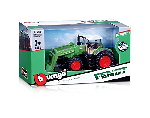 Bburago B18-31631 10CM FENDT 1000 Vario Tractor + Front Loader