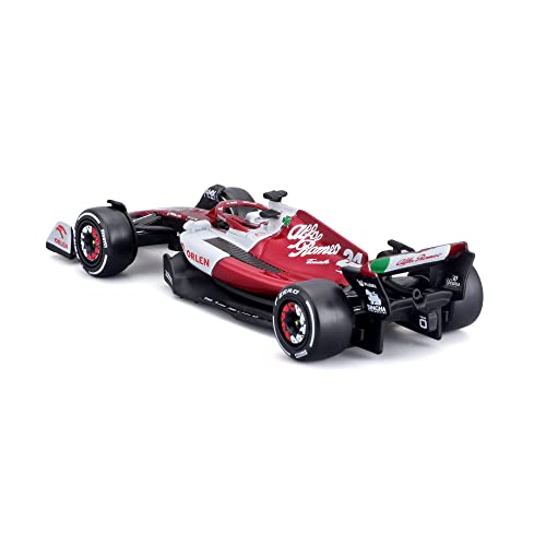 Bburago B18-38067Z Formula 1 ALFA Romeo F1 Team ORLEN C42 (2022) ZHOU 1:43 Scale Die-Cast Collectible Race Car, Assorted Colours