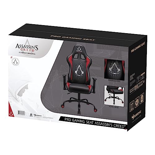 Assassin's Creed - Official Ergonomic Gamer Chair Adjustable Back and Armrests - Officially licensed adult gaming chair