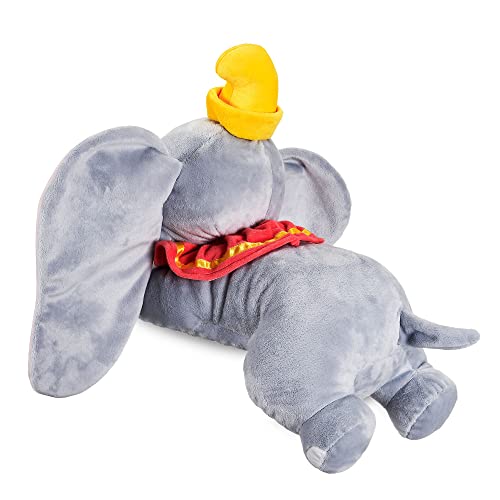 Disney Store Official Dumbo Medium Soft Toy for Kids, 44cm/17”, Plush Cuddly Classic Character, Baby Elephant with Iconic Hat, Embroidered Details and Soft Feel Finish