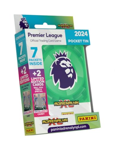 Panini Premier League 2023/24 Adrenalyn XL - Football Cards - Pocket Tin (Green)