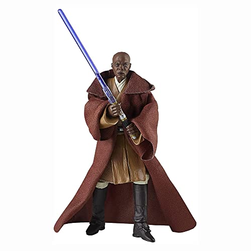 Hasbro Star Wars Vintage Collection Mace Windu VC35, 3.75-Inch-Scale Star Wars: Attack of The Clones Action Figure, Toy Kids Ages 4 and Up, Multi