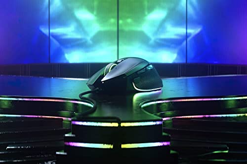 Razer Basilisk V3 - Wired Customisable Gaming Mouse (10+1 Programmable Buttons, HyperScroll Tilt Wheel, 11 Chroma RGB Lighting Zones, Optical Mouse Switches, Focus+ 26K DPI Optical Sensor) Black