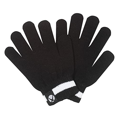 Xbox Mini Logo Gloves, Kids, One Size, Black, Official Merchandise