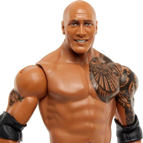 Mattel WWE The Rock Top Picks Action Figures, 6-inch Posable Collectible & Gift for Ages 6 Years Old & Up