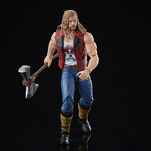 Marvel Hasbro Legends Thor: Love and Thunder Ravager Thor Action Figure 15-cm Collectible Toy, 1 Accessory, 1 Build-A-Figure Part, Multicolor (F1408)