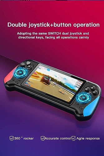 Handheld Game Console,Built In 14000+ Games,3.5'' Screen Retro Game Console, 1.3GHZ Quad-Core Processor,5000mAh Rechargeable Hand Held Game Consoles Support Video Music E-Book