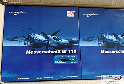 Hobby Master WWII BF 110E-2 Operation Donnerkuil G9+JM 4/N JG1 St Trond France Feb 1942 1/72 diecast plane model aircraft