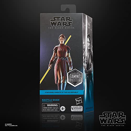 Star Wars Hasbro The Black Series Bastila Shan, Knights of the Old Republic Action Figures, Multicolor, Small, 15 cm