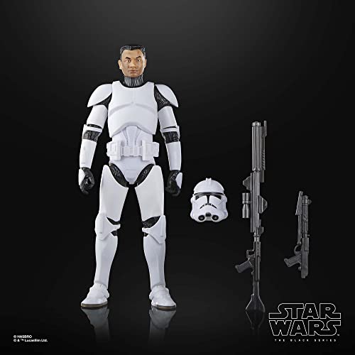 Star Wars The Black Series Phase II Clone Trooper, Star Wars: The Clone Wars 6-Inch Action Figures