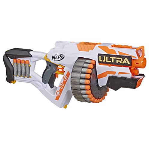 Nerf Ultra One Motorised Blaster – 25 Nerf Ultra Darts – Furthest Flying Nerf Darts Ever – Compatible Only with Nerf Ultra One Darts E65964R0