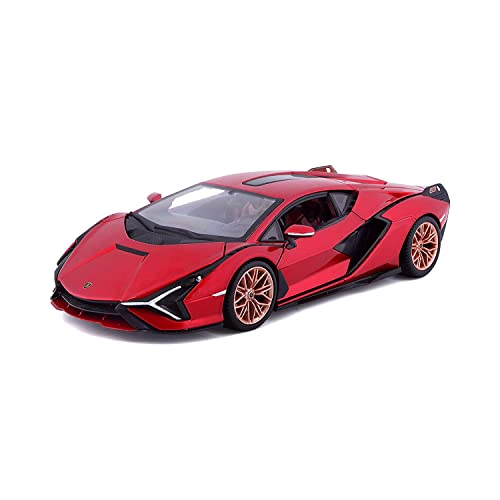 Bburago B18-21099R 1:24 Lamborghini SIAN FKP 37 RED, Assorted Designs and Colours