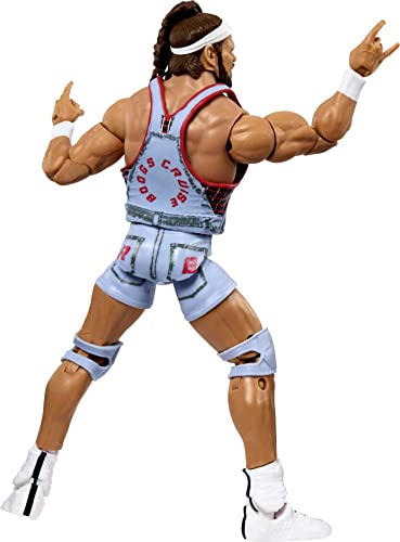 WWE Rick Boogs Elite Collection Action Figure, Deluxe Articulation & Life-Like Detail with Iconic Accessories, 6-Inch