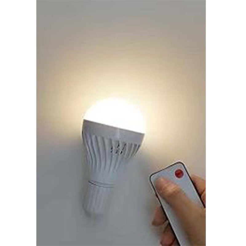 EBILUN 7W E27 LED Newly Design Smart Emergency Bulb Household Lighting Bulbs Multifunction Rechargeable Emergency Bulb Energy Saving Indoor Lighting Flashlight (Warm White Light)