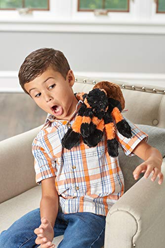 Wild Republic Tarantula Plush Soft Toy, Cuddlekins Cuddly Gifts for Kids ,Black,30 cm