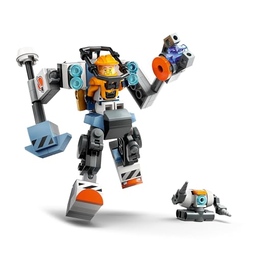 LEGO City Space Construction Mech Suit, Action Figure Toy for 6 Plus Year Old Kids, Boys & Girls, Building Set with Robot and a Pilot Minifigure, Small Gift Idea 60428