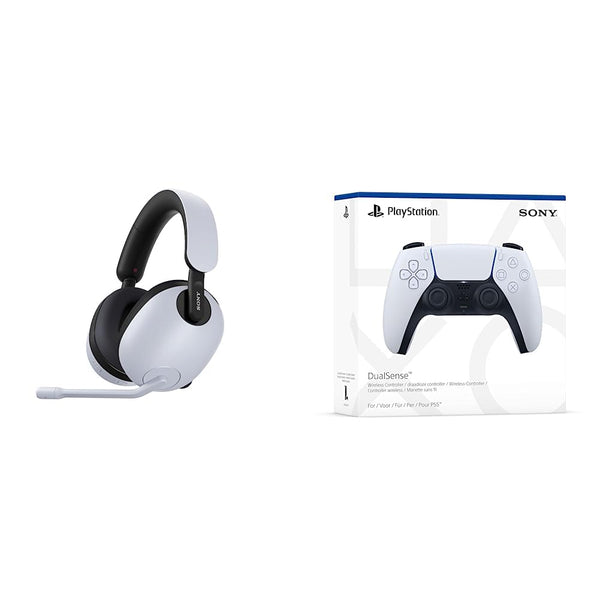 Sony INZONE H7 Wireless Gaming Headset - 360 Spatial Sound for Gaming - 40 Hours Battery Life - Built-in Microphone - PC/PS5 - Perfect for PlayStation & PlayStation 5 DualSense Wireless Controller