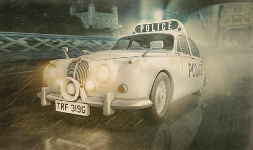 Scalextric Hornby Hobbies LTD C4420 Jaguar Mk2-Police Edition Slot-Cars Street and Rally, White, 1:32 Scale