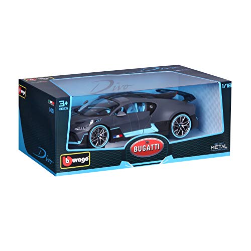 Bburago 15611045BK Bugatti 1:18 DIVO, Multicoloured