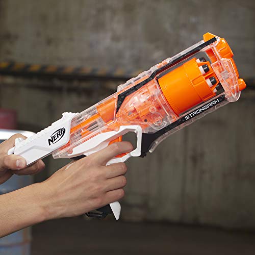 NERF E5753 Strongarm Clear Foam Blaster, One Size