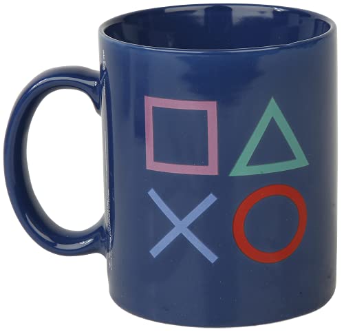 PlayStation Classic Mug, 400ml Glass & 2 Coasters Collectable Gift Box