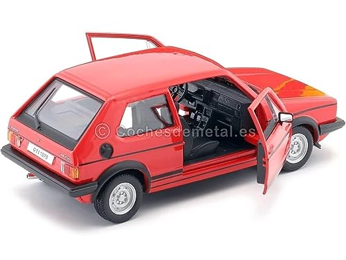 Bburago -1/24 Golf GTI MK1 1979 Car, 18-21089, Assorted Color