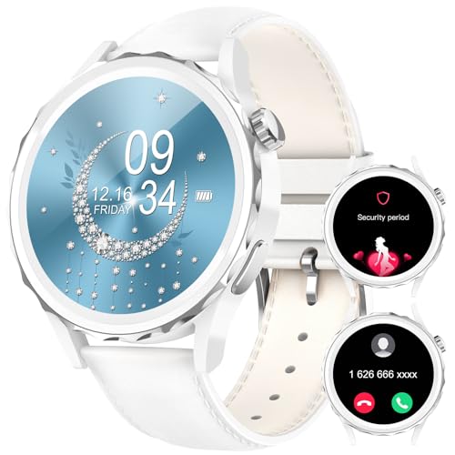 SIEMORL Smart Watch for Women Answer/Make Calls, 1.32" Smartwatch, Fitness Watch with Heart Rate Sleep Monitor,100+ Sports,Step Counter,IP68 Waterproof Sports Smartwatches for Android Phones