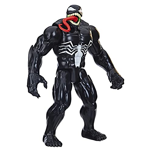Hasbro Marvel Spider-Man Titan Hero Series Deluxe Venom Toy 30-cm-scale Action Figure, Toys for Children Aged 4 and Up