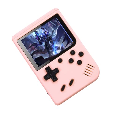 Handheld Games Console Portable Kids Handheld Mini Games Console with 500 Classic Retro Games Rechargeable Battery & 2.4-Inch Color Screen FC Handheld Games for Lovers Adults Kids Boys Best Gifts