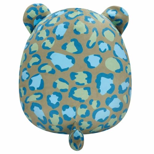 Squishmallows SQCR04131 12", Enos-Dark Green Leopard