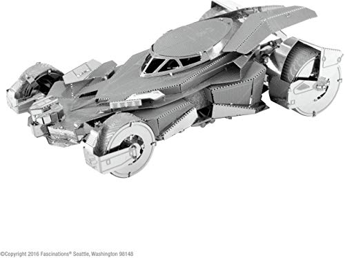 Metal Earth Puzzle 3D Batmobile Batman Vs Superman, Batmóvil. Rompecabezas De Metal De Batman. Maquetas para Construir para Adultos Nivel Desafiante De 8.5 X 5 X 2.1 Cm