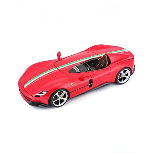 Bburago B18-16909 SP1 1:18 Ferrari Signature Monza SP-1, Assorted Designs and Colours