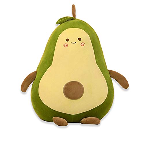 OUKEYI 15 Inch Snuggly Stuffed Avocado Fruit Soft Plush Toy Hugging Pillow Gifts for Kids, Girl, Boy, and FriendsBest Gift for Kids Christmas