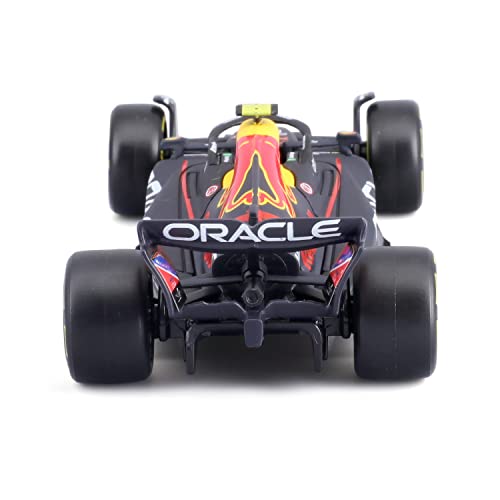 Bburago F1 Red Bull RB18 (2022) 1 43 scale model car, 11 Sergio Perez, with driver, hard case (18-38062P), assorted colors