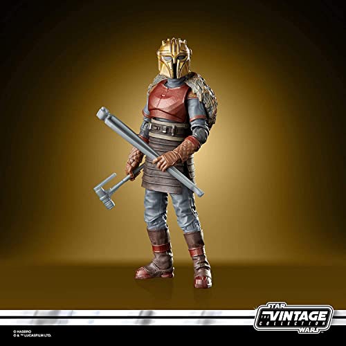 Star Wars The Vintage Collection The Armorer Toy, 9,5 cm-Scale The Mandalorian Action Figure, Toys for Kids Ages 4 and Up