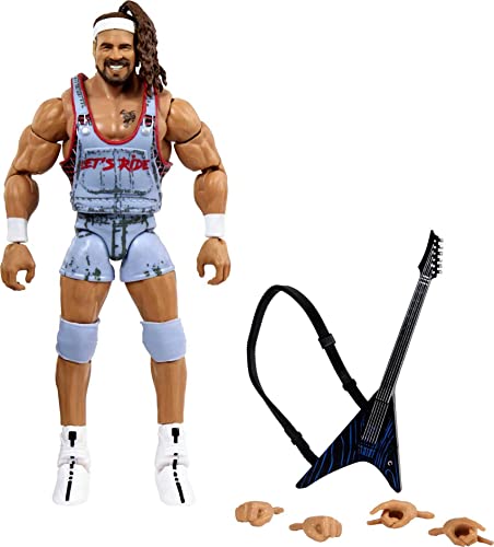 WWE Rick Boogs Elite Collection Action Figure, Deluxe Articulation & Life-Like Detail with Iconic Accessories, 6-Inch