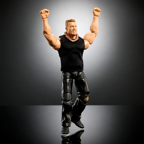 WWE Elite Action Figure WrestleMania with Accessory and Nicholas Build-A-Figure Parts, Posable Collectible for WWE Fans, HVJ10