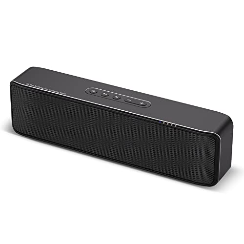 BOGASING S8 Pro Bluetooth Speaker, Portable Wireless Speakers with HiFi Surround Stereo Sound & Punchy Bass, 15H Playtime, Waterproof, EQ, DSP Technology, TF-Card, AUX, Built-in Mic
