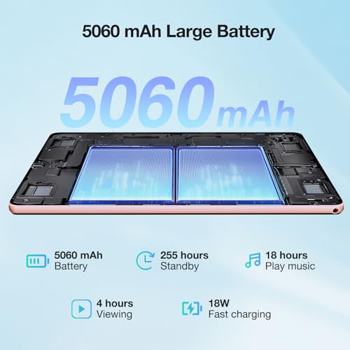 DOOGEE U10 Pro Tablet, 10 inch Tablet, 20GB RAM+128GB ROM/1TB, Android Tablet, Android 13 Tablet, WiFi-6, Widevine L1, 1280 * 800 HD+ IPS, 8MP+5MP, 5060mAh/TÜV SÜD/3.5mm Headphone Jack/BT 5.0, Pink