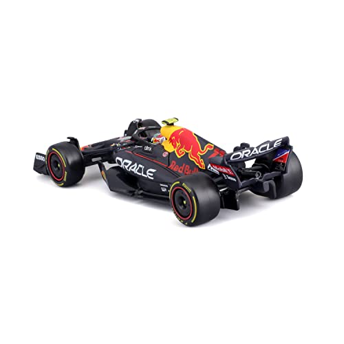 Bburago F1 Red Bull RB18 (2022) 1 43 scale model car, 11 Sergio Perez, with driver, hard case (18-38062P), assorted colors