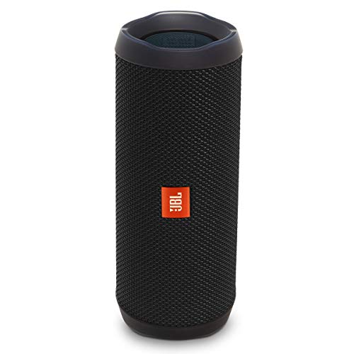 JBL Flip 4 Portable Bluetooth Speaker with Rechargeable Battery – Waterproof – Siri and Google compatible – Black