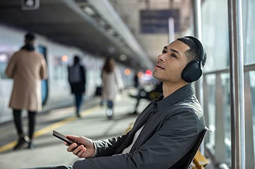 Sony WH-1000XM5 Noise Cancelling Wireless Headphones - 30 hours battery life - Over-ear style - Optimised for Alexa and the Google Assistant - with built-in mic for phone calls - Black
