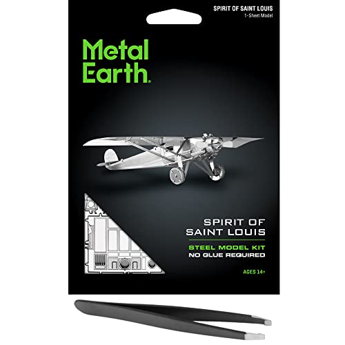 Metal Earth Spirit of Saint Louis 3D Metal Model Kit Bundle with Tweezers Fascinations