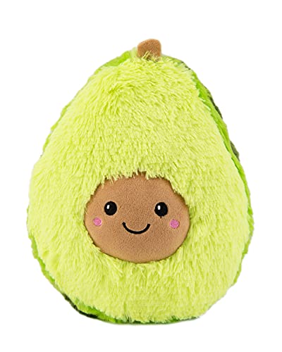 TBGENIUS Avocado Plush Toy Mini Cute Pillow Plushie, Soft Fruit Stuffed Cushion Doll Bedroom Decoration Gift for Kids Friends Girls Boys Christmas Birthday Valentine 15.74 Inches / 40 cm