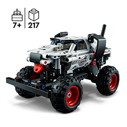 LEGO 42150 Technic Monster Jam Monster Mutt Dalmatian, Truck Toy for Boys and Girls Aged 7 Plus, 2in1 Pull Back Racing Toys, Birthday Gift Idea
