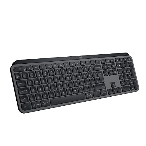 Logitech MX Keys S Wireless Keyboard, Low Profile, Fluid Quiet Typing, Programmable Keys & MX Master 2S Wireless Mouse with Flow Cross-Computer Control and File Sharing for PC and Mac, Grey