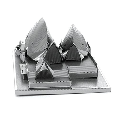 Metal Earth Fascinations Sydney Opera House 3D Metal Model Kit Bundle with Tweezers