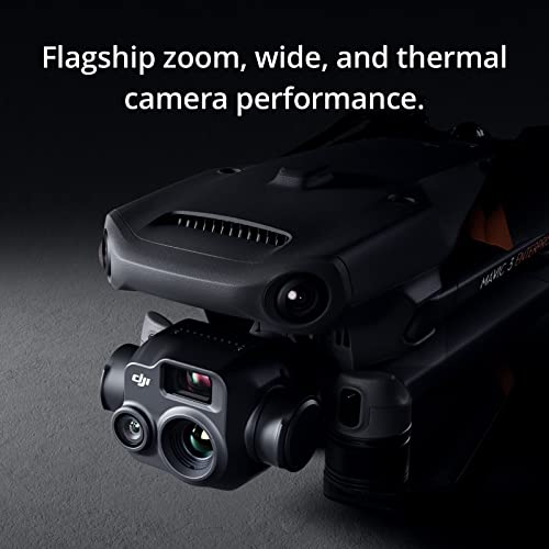 DJI Mavic 3T （Thermal）Worry-Free Basic Combo - Camera Drone 640×512 Thermal Imaging Camera, 1/2 CMOS Wide Camera, 56× Hybrid Zoom, 45-Min Flight, Centimeter-level Positioning with RTK,
