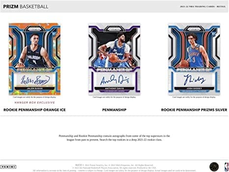 Panini 2021/22 Prizm NBA Basketball Retail Box